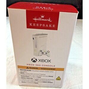 2025 Hallmark XBOX 360 Console Keepsake Ornament with Light and Sound Halo 3 NIB